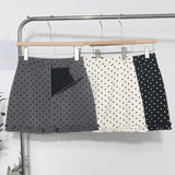 Plus Single Real Shot Korean Lace Skirt Wave Half-Body Skirt High Waist Anti-Walking Light A Word Ass Hip Skirt