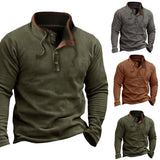 Version Of 2025 Men's Casual Coat Autumn And Winter Grip Velvet Knitwear Station Head-On Zipper