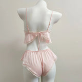 Pajamas Female Pyjamas New Summer Ice Sling Suit Pure Lust Lace Seduction Homewear
