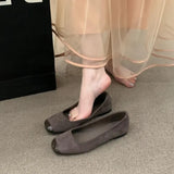 Flat-Soled Retro Single-Shoe Women's Shoes 2025 New Spring And Autumn And Winter Pedal Grandmother Shoes Small Fragrant Evening