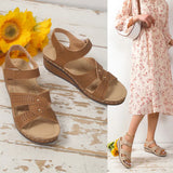 Summer New Large-Size Casual Sandals Roman Wind Women's Shoes Women's Slope