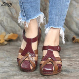 Women Sandals Waterproo Sli On Round Female Slippers Casual Comfortable Outdoor Fashion Sunmmer Plus Size Shoes