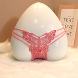 Life Year Hollow Big Butterfly Embroidery Solid Color Hot Fine With Thin Lace Soft Low-Waisted