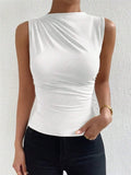 Women's 2025 Spring And Summer New Fashion Solid Colored Vlawless Suede Half-High