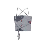 Breast-Mounted Neck Small Sling Vest Woman Summer Vintage Hottie Inside Wearing Seaside French Sweet Spicy