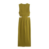 New Opening Design Buckle Dress