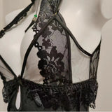 Cheongsam Pendant Neck Pyjab Sexy Hollow Cheongsam High-End Pure Lusty Homewear
