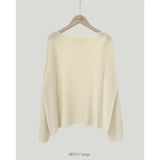 Vintage Ice Silk Oversized Knitted SweaterOutfit
