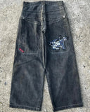 Wide-Leg Jeans Men Y2K Hip-Hop Harajuku High-Quality Street
