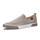 Men's Canvas Shoes Lightly Breathable Linen Wide Cloth Shoes One Foot Pedal Old Beijing Cloth