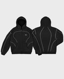 Trendy Loose Tunic Hip-Hop Streetwear Men And Women Zipper Hooded Casual Jacket