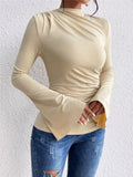 And Winter New Folding Design Horn Sleeves To Stand Up To The Lady's