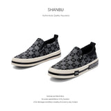Flash-Step Autumn New Men's Shoes Fashion Casual Men's Canvas Shoes Comfortable Flat Slacker Men's