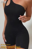 2023 Solid Sleeveless Halter Sexy Playsuit Summer Autumn Women Fashion Streetwear Outfits Party Elegant