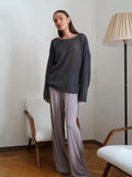 New Hollow Knitted Top 2025 New Round Collar Perspective Thin Sweater
