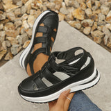 Casual Magic Stickers Women 2025 Summer And Autumn New Large Size Loose Cake Thick Soles Of High Women's