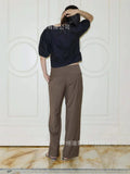 Women's Wear Irregular Striped Casual Tyre With Loose