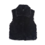 Women's Clothing 2025 Autumn New Casual Street Fashion Vest Artificial Fur