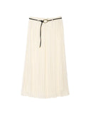 For Women's INS Burst Cascade Decoration Translucent Shirt + With Belt Hanging