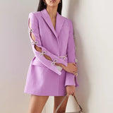 Spring New Women's Niche Design Sense Suit Dress Bow Fashion Temperament Suit A-Word Skirt