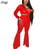 Women Tracksuit Biker 3 Piece Set See Through Sheer Mesh Party Night Clubwear Tracksuit Clothes For Women