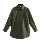 And Summer 2025 New Ins14 Color Pocket Dress Women's Basic Long-Sleeved