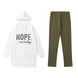 And Autumn 2025 New Letter-Print Pocket Open Fork Casual Long Sleeve Long Sleeve Trousers Casual Casual Casual