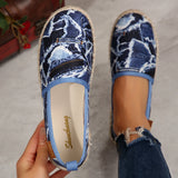 One-Foot Pedal Mid-Slip Single-Shoe Women Round-Headed Rope Low-Topped Foot Board Shoes