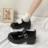 Small Leather Shoes Jk Shoes British Spring Autumn Lefu Shoes Heightening Women's Shoes Lolita Marie Jane Single