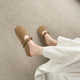 Bottom Bag Head Half Slippers Women Wear 2025 New Spring Flat Bottom Lazy One Foot Half To Birken