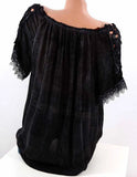 Solid Color Summer Women's Off-shoulder Short-sleeved