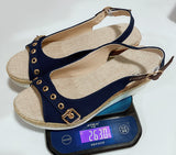 Fashion Fish Mouth Women Sandals Large-Size Buckle Pine Cake Thick-Soled Beach Sandals