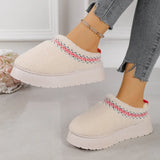 Bottom Wears Winter National Wind Emi-Ya Lace Fur Snow Boots Cold To Keep Warm Northeast Snow Cotton