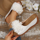 Slope And Beach Slippers Summer New Fish Mouth Flowers Comfortable Outdoor Beach Beach Shoes