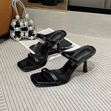Summer Net Red New Sexy High-Heeled Sandals Women Wear Side-Outfash Fashion With Fine And Cool