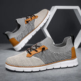 Men's Summer Comfortable Breathable Casual Shoes Large Soft Elastic Net Shoes Sneakers Lightweight Business Men's