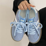 Flat-Bottomed Women's 2025 Autumn New Thick-Soled Small White Shoes Port Air Breathable Leisure Sports Board