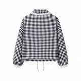 Women's New Lattice Cotton Clothes Printed Cotton Clothes