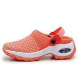 New Large-Size Mesh Women's Shoes Spring And Summer Daily Sandals One Foot And Half Drag Mother Shoes Air Cushion Women's