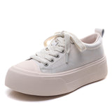 Retro Thick-Slate Shoes Women Autumn And Winter New Round Head Fashion Casual Single Shoes