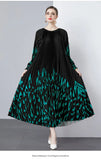 New Women's Dress Dress Oversized Dress Print 100 Folds T-Shirt With T-Shirt Holiday Casual