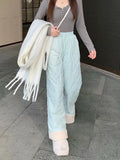 Puffer Thick Fleece Warm Pants- Outfit