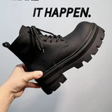 Zingj Charcoal Black High Tube Male British Thick Chelsea Boots Locomotive Martin Pipe Boots Trend Short Boots