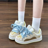 Version Of Casual Shoes Women 2025 New Niche Design Thick-Soled Dopamine Women's Shoes College Fashion