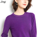 S-3XL Knitted Sweater Women 2022 Fashion Spring Autumn Winter Korean Ladies Blue Solid Jumper Pullover Female