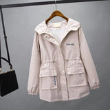 Plus Thick Wind Coat Autumn Winter 2025 New Women's Casual Fashion Small Stormtrooper Cotton