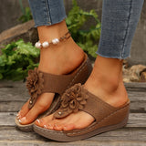 Women's Shoes 2025 Spring And Summer New Slope And Open Toe Wearing Slippers Women Cool Drag 45