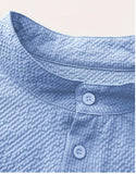 Men's Fashion Stand-Down Casual Long-Sleeved