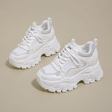 Height Old Dad Shoes Women's Casual Mesh Sneakers Women's Shoes 2025 Thick Bottom Breathable Autumn New Bright