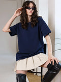 Hot Summer T-Shirt Women's Pure Cotton 16-Color Basic Loose Top Ins Soft